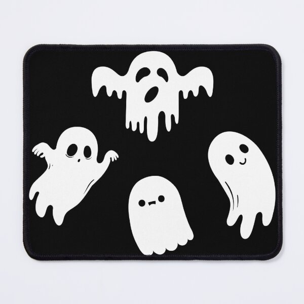 Four Cute Ghost Mouse Pad
