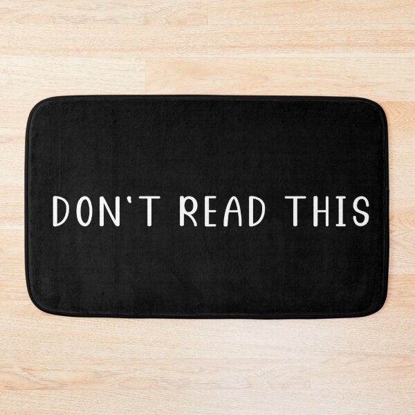 Item preview, Don’t Read This designed and sold by ilustraliza.