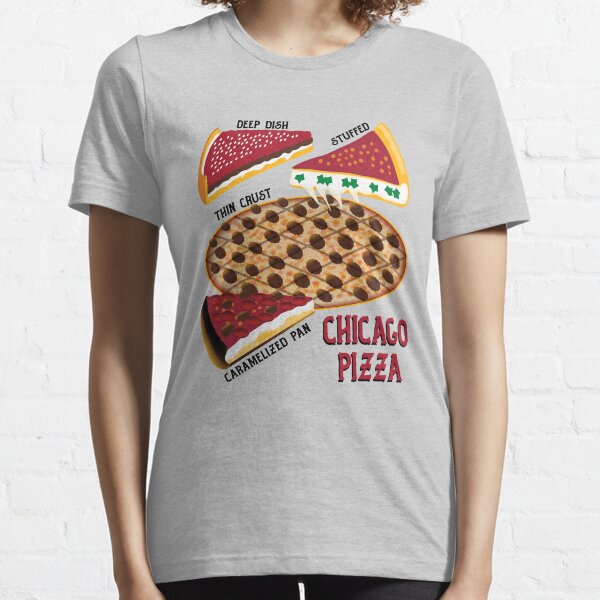 Chicago Pizza Four Styles Essential T-Shirt