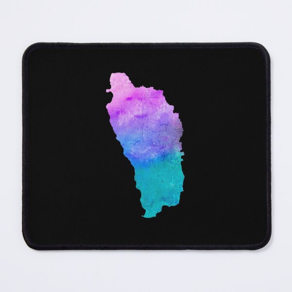 Item preview, Dominica Watercolor Map - Dominican designed and sold by MountainD.