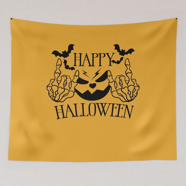 Item preview, Happy Halloween Hook'em Horns designed and sold by ShowMePride.
