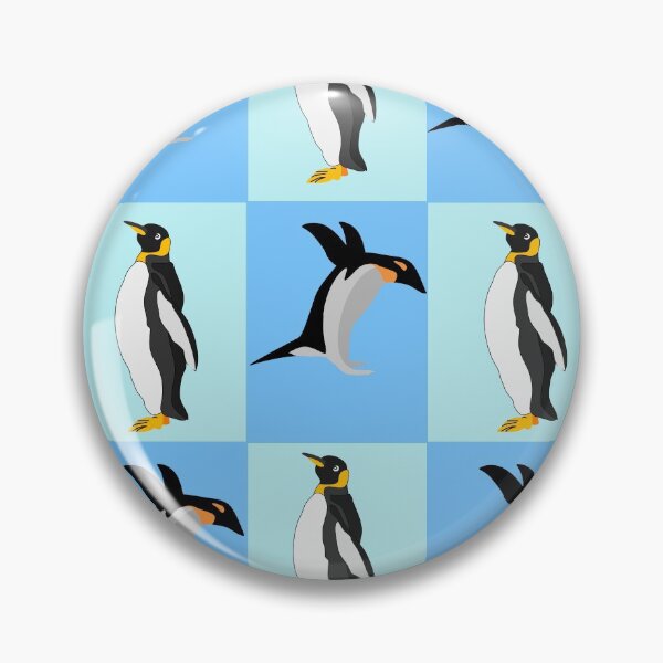Item preview, Penquins Checker Board Pattern designed and sold by KathyGail.