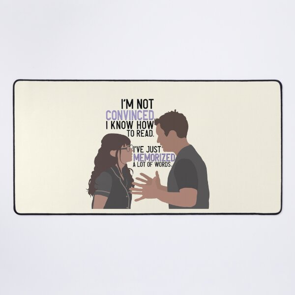 I've just memorized a lot of words. Desk Mat
