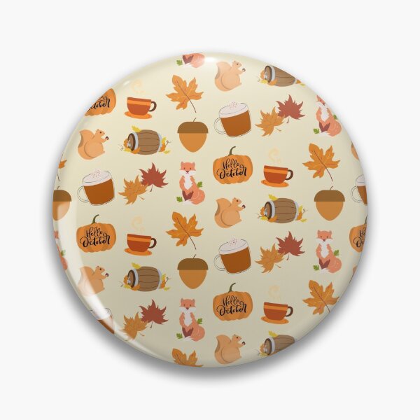 Item preview, Cute October, fall vibes pattern - Fall enthusiast design designed and sold by Theleochick.