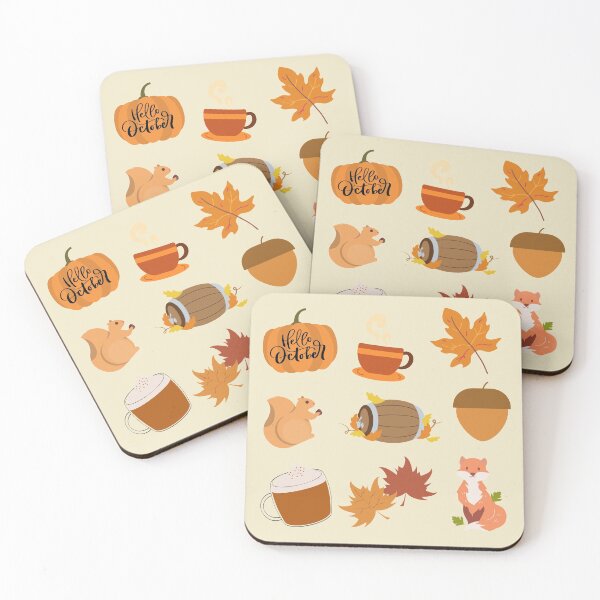 Item preview, Cute October, fall vibes pattern - Fall enthusiast design designed and sold by Theleochick.