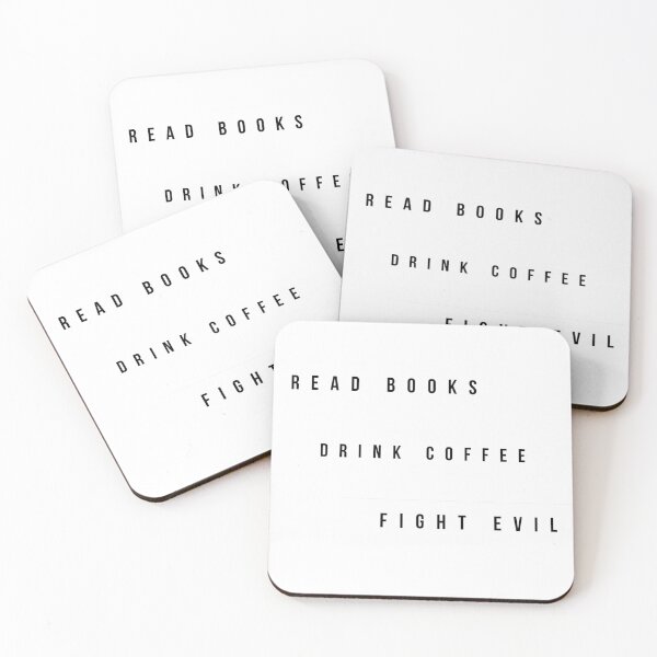 Item preview, Leer libros beber café luchar contra el mal designed and sold by Sun Rise.