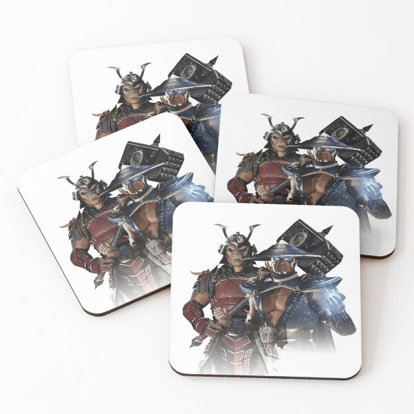 Item preview, Mortal Kombat - Raiden & Shao Kahn designed and sold by Ironmaiden64.