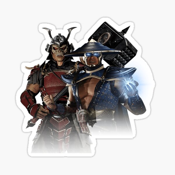 Mortal Kombat Raiden And Shao Kahn Sticker For Sale By Ironmaiden64 Redbubble