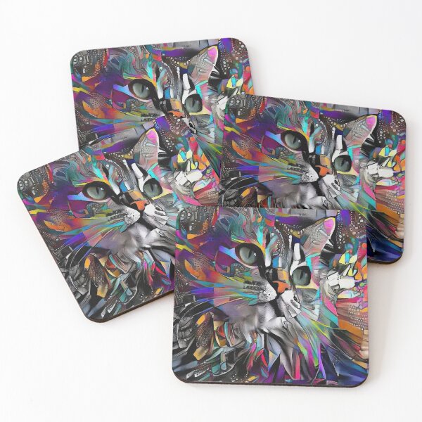 Item preview, Soon, cat, gato, chat, kitty, kitten, lea roche paintings designed and sold by L. ROCHE.
