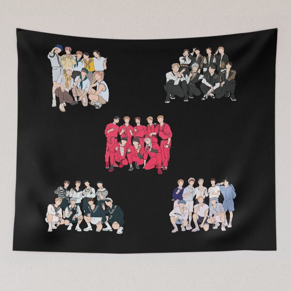 Item preview,  Sticker pack - Stray Kids ot8 members Noeasy Thunderous designed and sold by Amy Hearts.