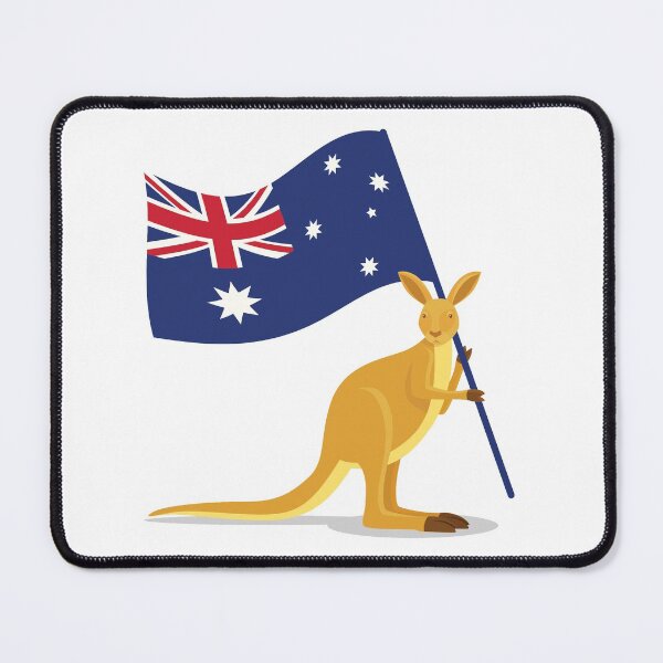 Item preview, Kangro holding Australia flag designed and sold by PeterSS.