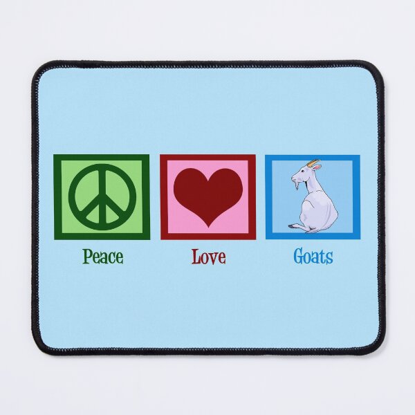 Item preview, Peace Love Goats designed and sold by Epic Love Designs.