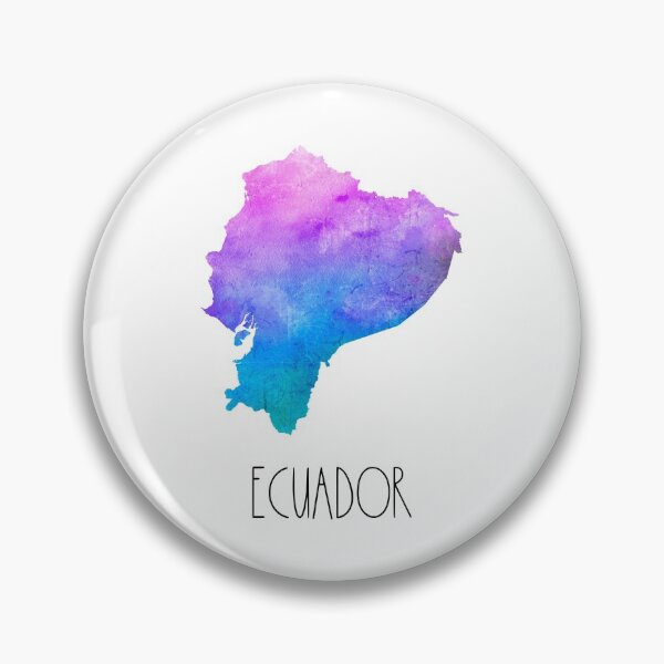 Item preview, Ecuador Watercolor Map - Ecuadorian designed and sold by MountainD.