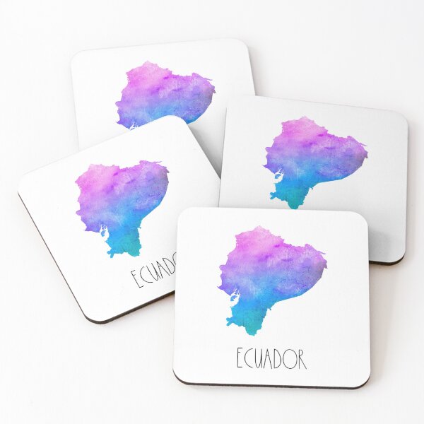 Item preview, Ecuador Watercolor Map - Ecuadorian designed and sold by MountainD.