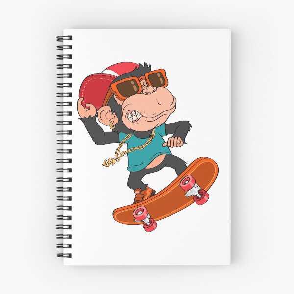 Item preview,  Monkey on skateboard  designed and sold by artorno.
