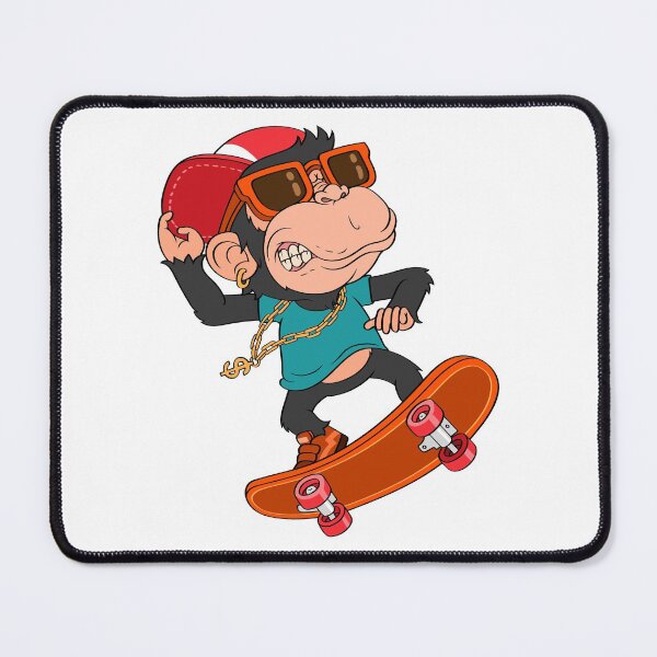 Item preview, Monkey on skateboard designed and sold by artorno.
