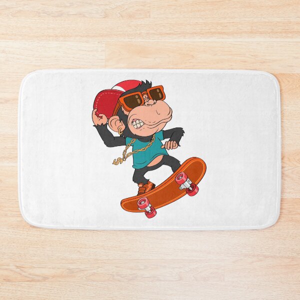 Item preview,  Monkey on skateboard  designed and sold by artorno.