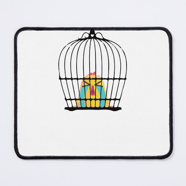 Item preview, bird in a cage birdcage designed and sold by damithez.