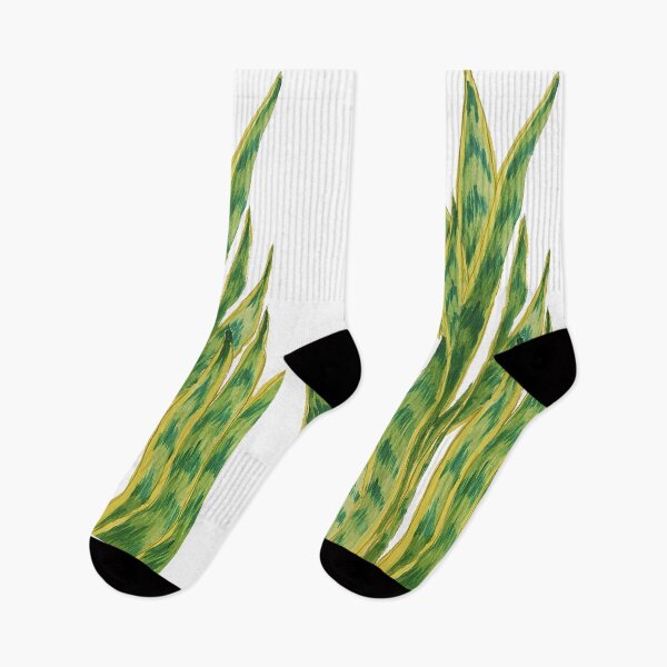 Item preview, Green Watercolor Snake Plant   designed and sold by LaynsLeaf.