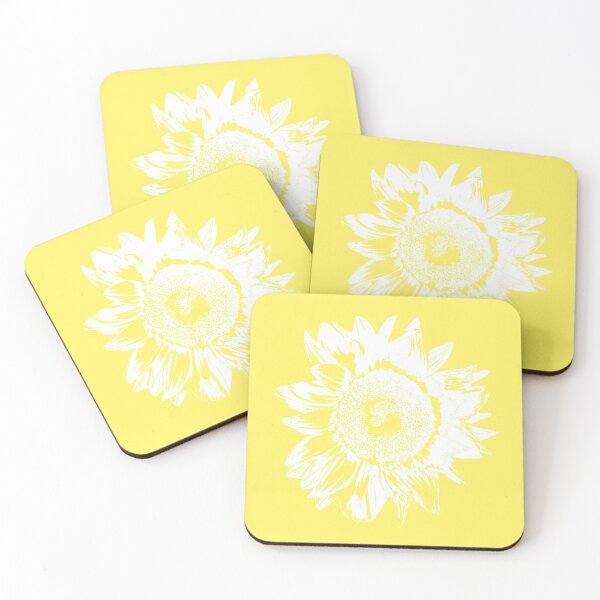 Item preview, Sunflower - White - designed and sold by SubtleSoul.