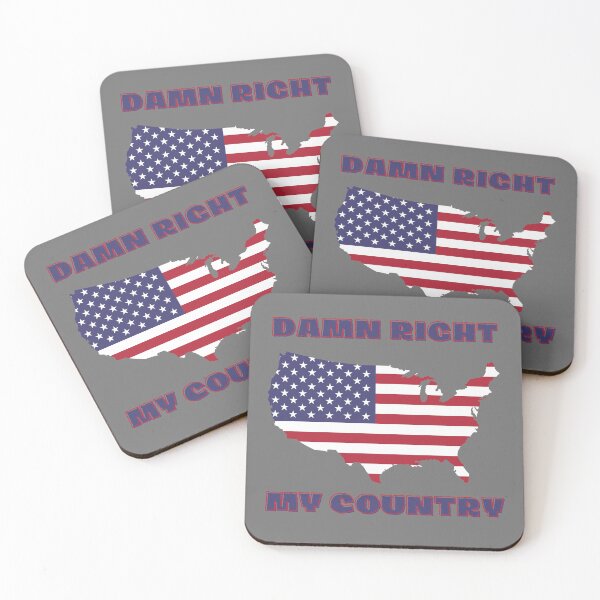Item preview, Damn Right My Country !! designed and sold by JrocketDesigns.