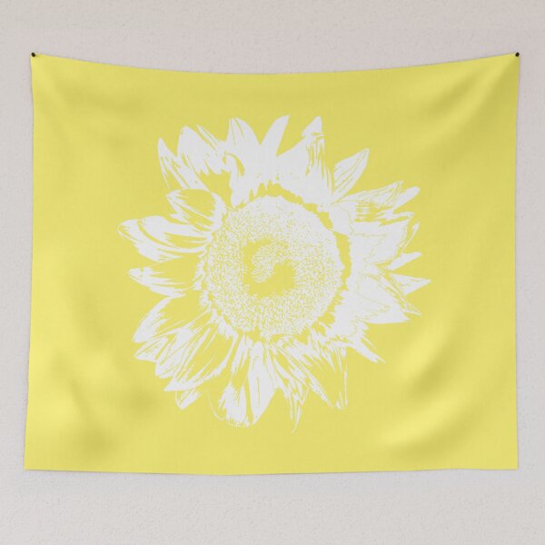 Item preview, Sunflower - White - designed and sold by SubtleSoul.