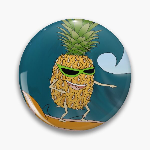 Item preview, Pineapple Surfs up designed and sold by TheFoxyWolfShop.