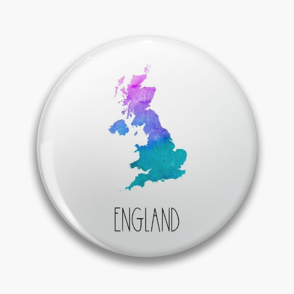 Item preview, England Watercolor Map - British designed and sold by MountainD.