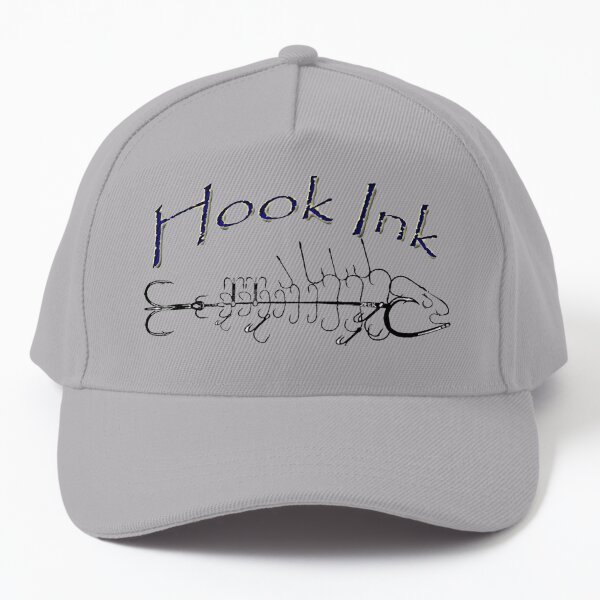 Hook ink Logo fish out of hooks Cap for Sale by hookink