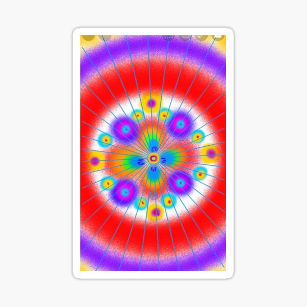 Airbrush Mandala Sticker