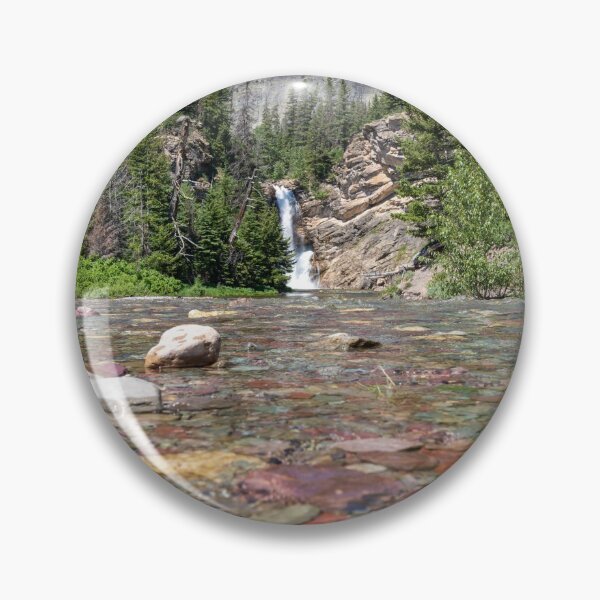 Item preview, Running Eagle Falls - Glacier National Park designed and sold by mkopka.