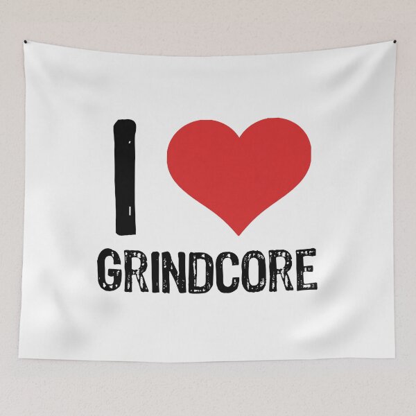 Item preview, I Love Grindcore designed and sold by The "I Love Everything" Shop.