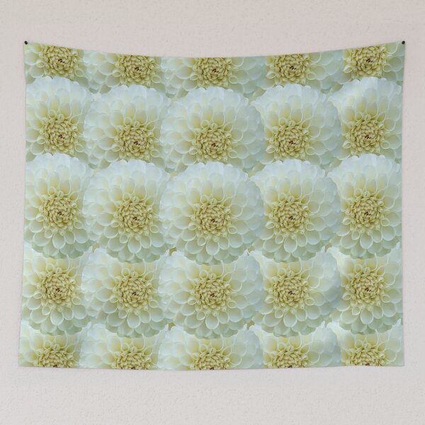 Item preview, White Dahlia Flower Still Life Floral Photography designed and sold by CottoVerdi.