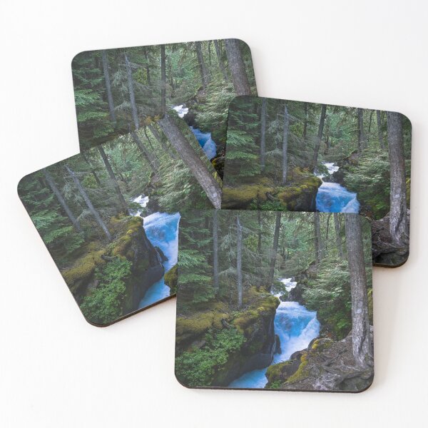 Item preview, Avalanche Creek in Glacier National Park Montana - Bright Blue Water designed and sold by mkopka.