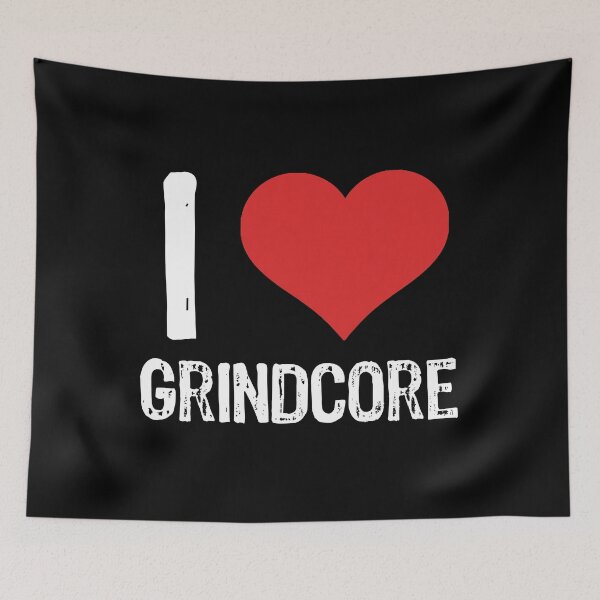 Item preview, I Love Grindcore designed and sold by The "I Love Everything" Shop.