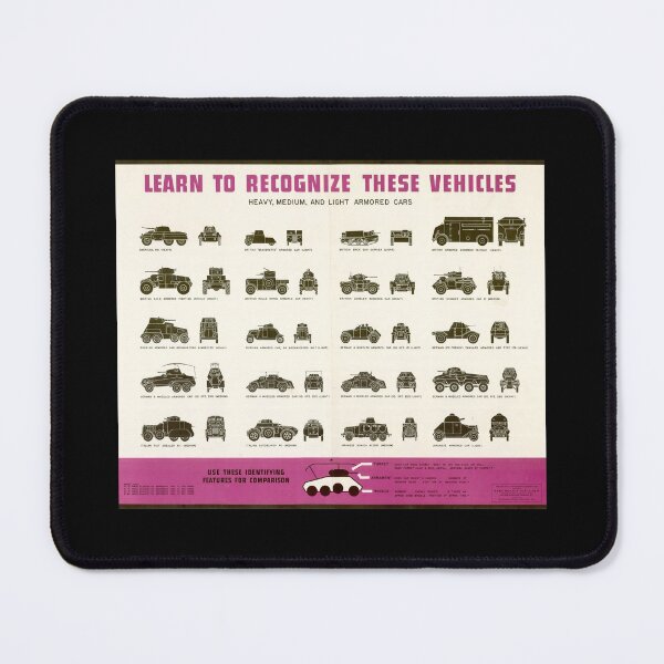 Item preview, World War 2 Armored Car Tank Chart designed and sold by GrandmaApproved.