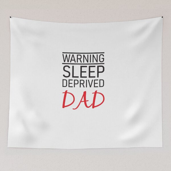 Item preview, Warning Sleep Deprived Dad, Best Dad Gift, Fathers Day Gift, Husband Gift, Funny Dad, Dad Birthday Gift designed and sold by adjamine.