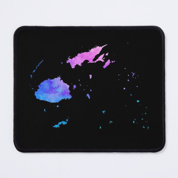 Item preview, Fiji Watercolor Map - Fijian designed and sold by MountainD.