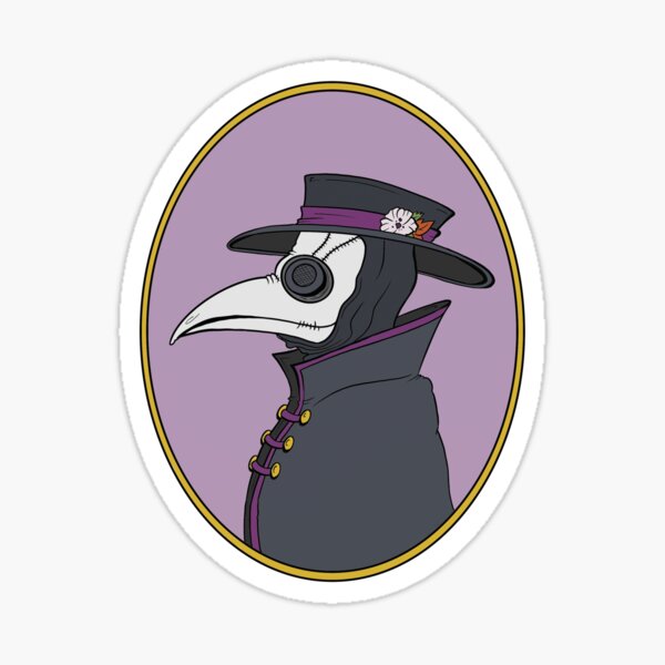 Plague Doctor - Simple Sticker
