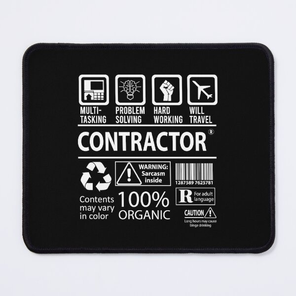 Item preview, Contractor T Shirt - Multitasking Job Gift Item Tee designed and sold by erstrudy75.