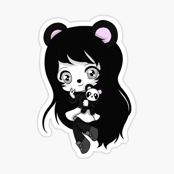 kawaii love  Panda anime girl, Anime girl, Dark anime girl
