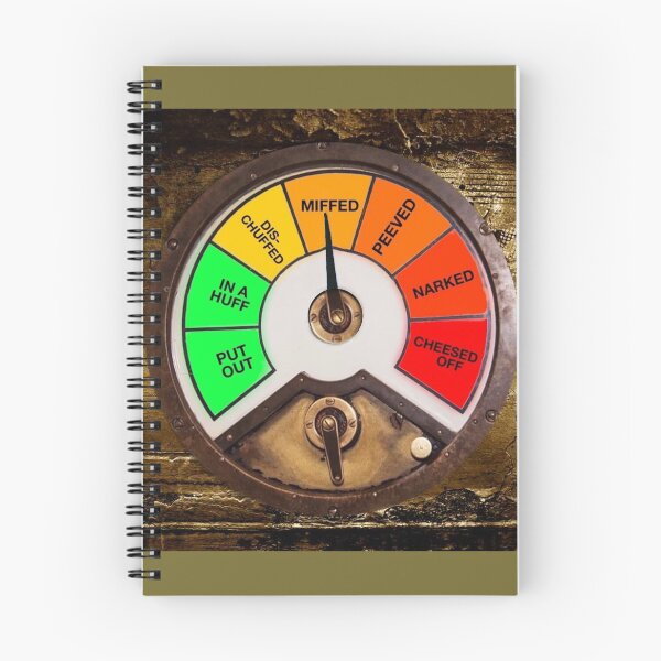 Item preview, Colloquial English Anger Gauge designed and sold by jonfun1.