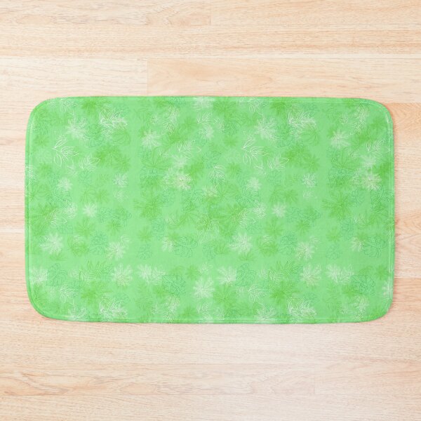 Item preview, Subtle Green and White Leaves on Green designed and sold by RiadMannan.