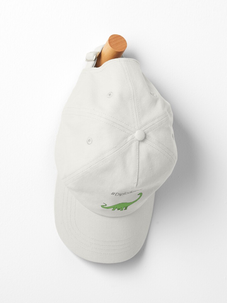 Alternate view of #Diplodocus - dinosaur design by Cecca Designs Cap