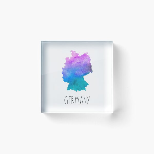 Item preview, Germany Watercolor Map - German designed and sold by MountainD.