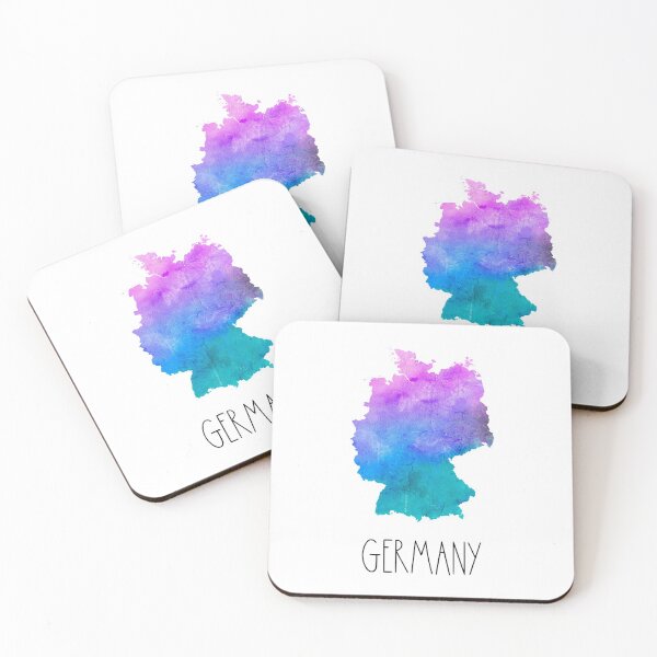 Item preview, Germany Watercolor Map - German designed and sold by MountainD.