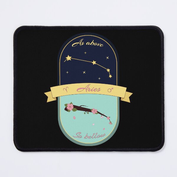 Item preview, As Above So Below - Aries Constellation – Aries Night and Day Sky - Astrology, Astronomy and Hermeticism designed and sold by Astrowl-.