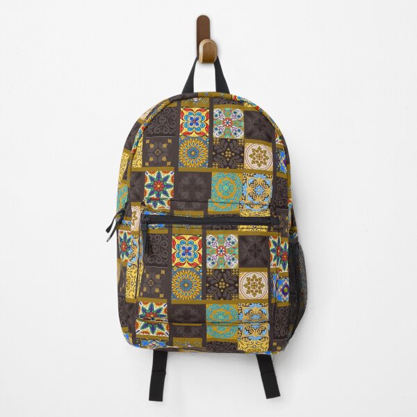 Item preview, Abstract patterns on ceramic tile, yellow turquoise theme designed and sold by Chinxi.