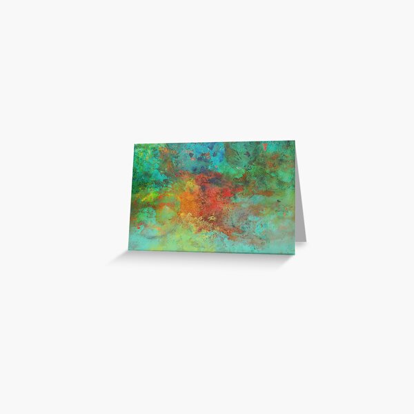 Encaustic Fire Greeting Card