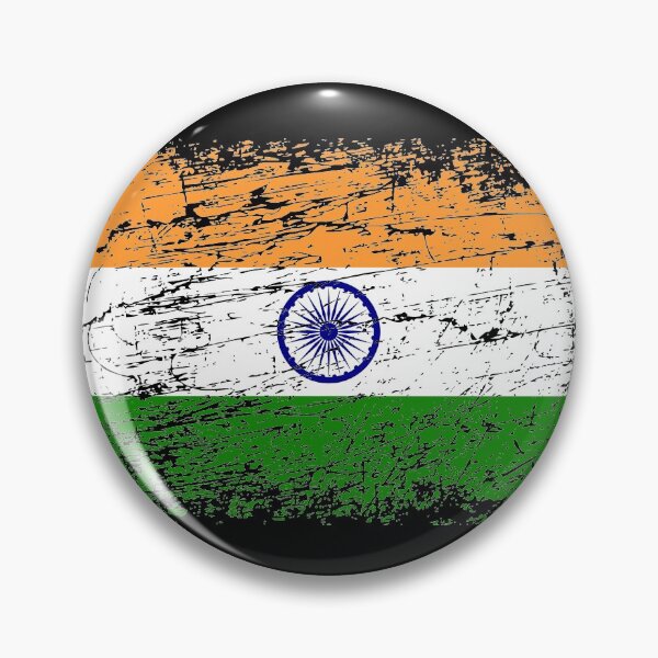 Artikelvorschau, Indien indisch Flagge Fahne entworfen und verkauft von GeogDesigns.
